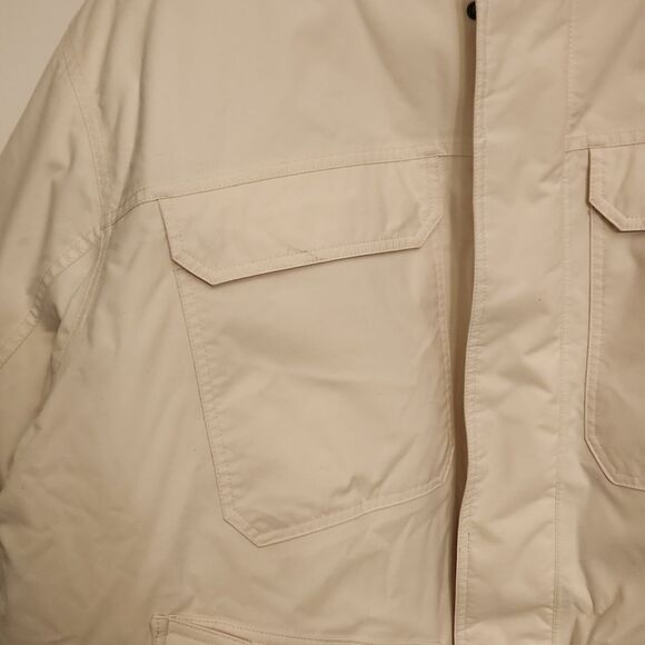 The North Face Men's White Puffer Coat Goose Down Interior Size 3XL - Picture 4 of 13